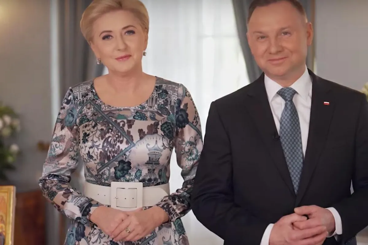 Para prezydencka złożyła życzenia z okazji Wielkanocy wyznawcom prawosławia